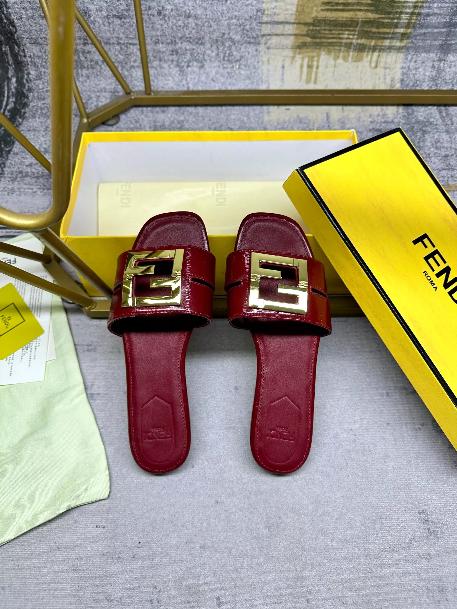 fendi chaussons pour femme s_12a25513